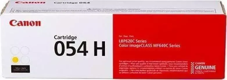 Расходный материал для печати CANON 054 H Y желтый
