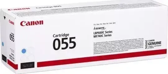 Расходный материал для печати CANON 055 C голубой