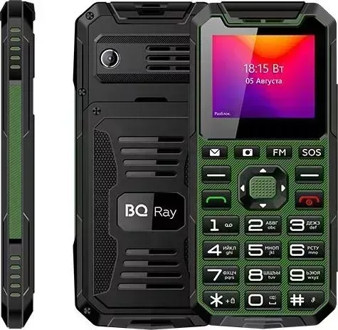 Телефон BQ 2004 RAY GREEN/BLACK