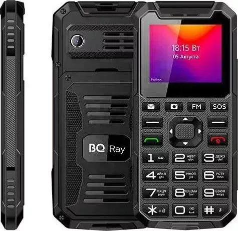 Телефон BQ 2004 Ray Grey/Black