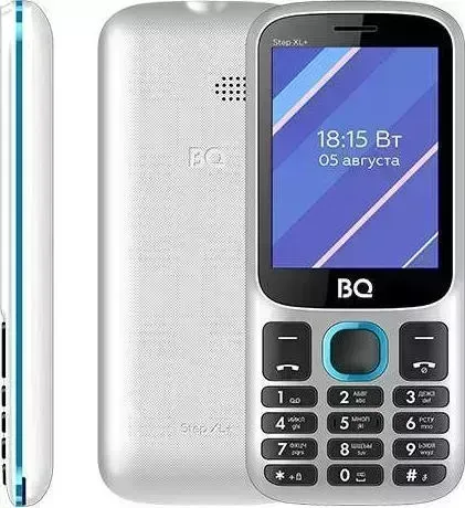 Телефон BQ 2820 STEP XL+ WHITE/BLUE