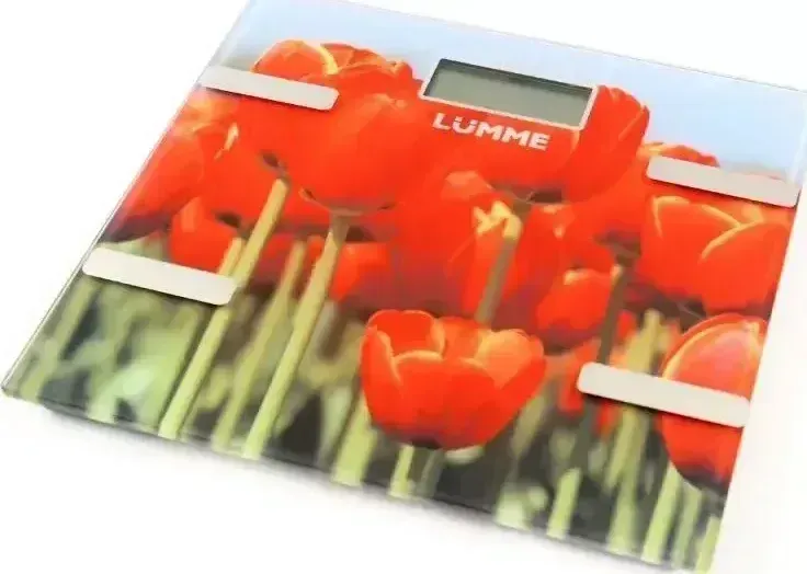Весы напольные LUMME LU-1333 тюльпаны
