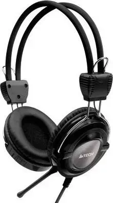 Наушники A4TECH HS-19 серебристый/черный