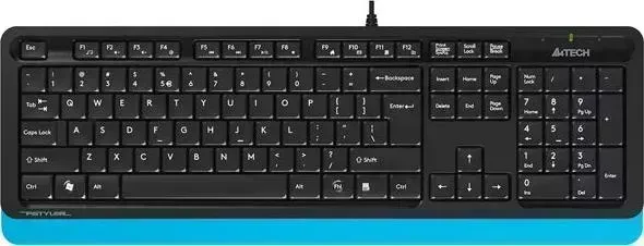 Клавиатура A4TECH Fstyler FK10 USB черный/синий