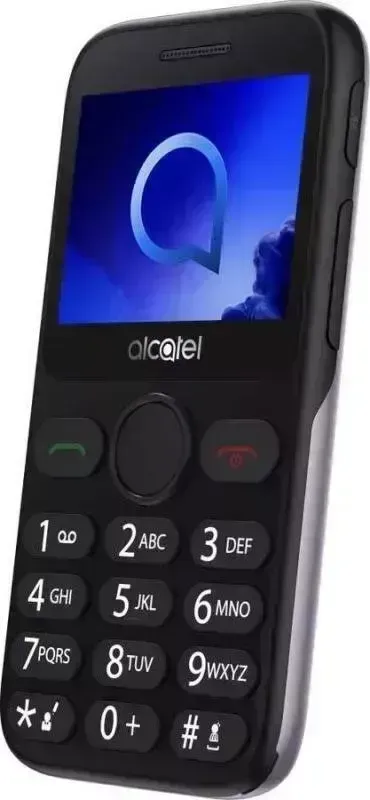 Телефон ALCATEL 2019G серебристый