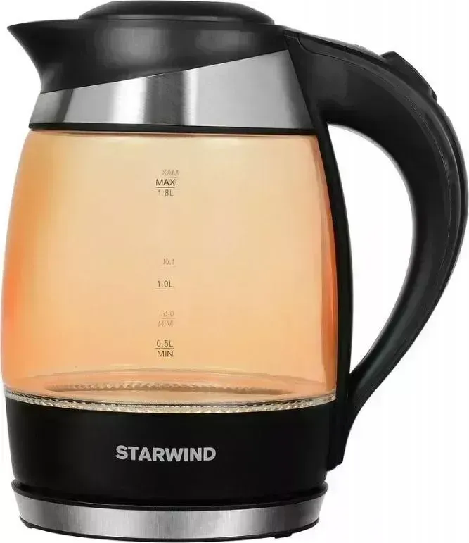 Чайник электрический STARWIND SKG2212 оранжевый/черный