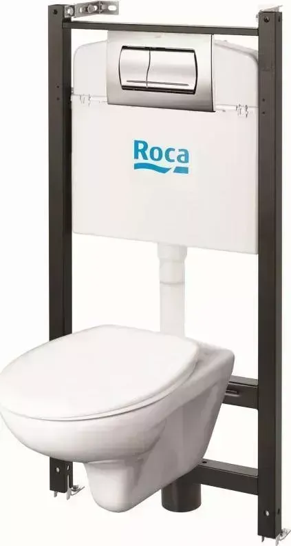 Инсталляция ROCA MITOS L 4 в 1 893100020 (система инсталляции+подвесной унитаз+сиденье Soft-Closing+смывная кнопка)