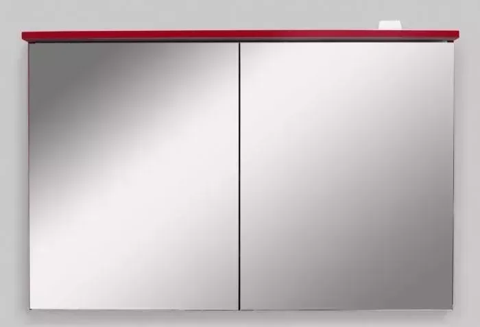 Шкаф Am.Pm SPIrit 2.0 100см с подсветкой, красный M70AMCX1001RG