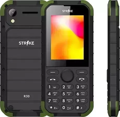 Телефон    Strike R30 Black+Green