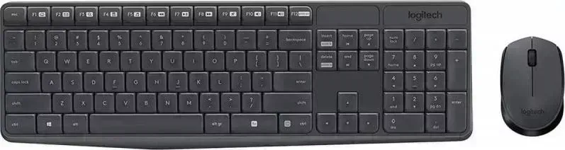 Клавиатура и мышь LOGITECH MK235 black (920-007948) Комплект мыши и клавиатуры