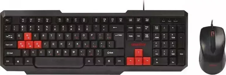 Клавиатура и мышь SMARTBUY SBC-230346-KR Комплект мыши и клавиатуры