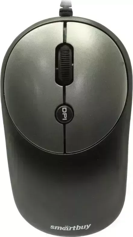 Мышь компьютерная  Smartbuy SBM-382-G черный/серый