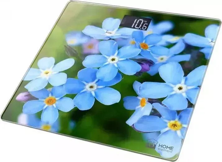 Весы напольные  HE-SC904 незабудки