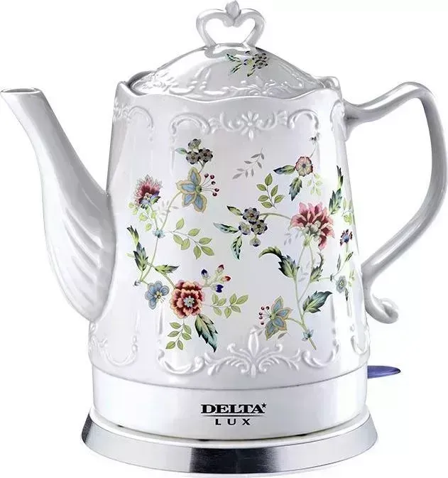 Чайник электрический DELTA LUX DL-1239 цветы