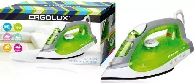 Утюг  Ergolux ELX-SI02-C34 салатовый
