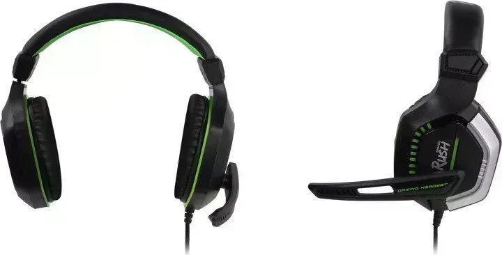 Наушники Rush Smartbuy C em SBHG-9640 черный/зеленый