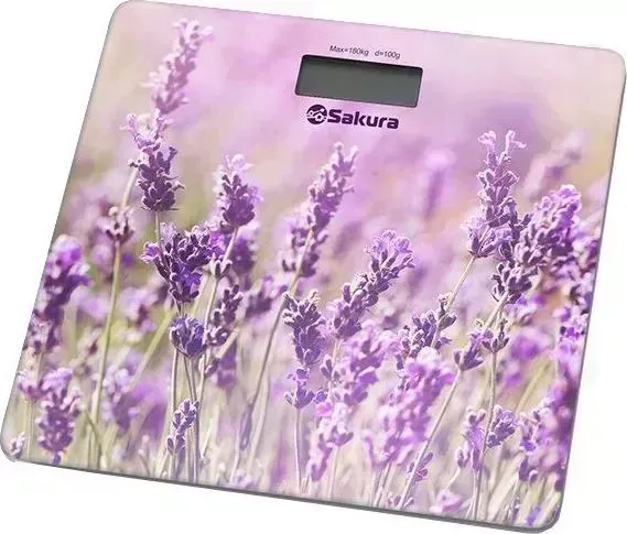 Весы напольные SAKURA SA-5072LF лаванда