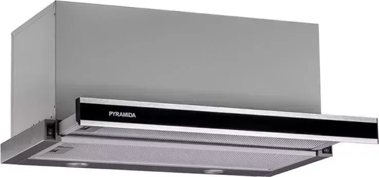Вытяжка PYRAMIDA TL 60 G IX BL