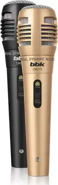 Микрофон BBK CM-215 шампань/черный