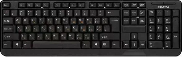 Клавиатура SVEN KB-C2200W черный
