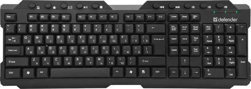 Клавиатура DEFENDER Element HB-195 черный (45195)
