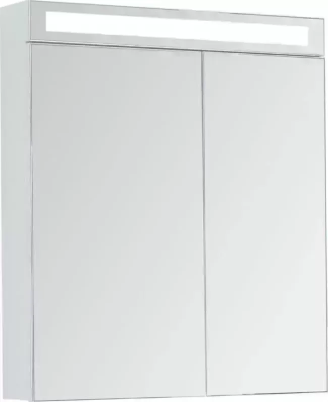 Шкаф  Dreja.Rus MAX 70 с LED-освещением белый глянец