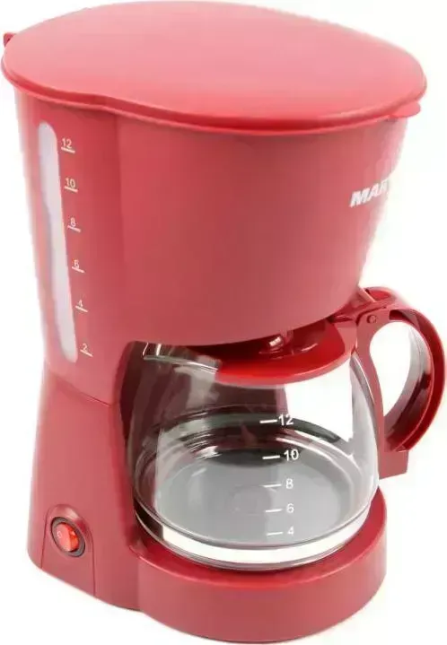 Кофеварка MARTA MT-2118 бордовый гранат