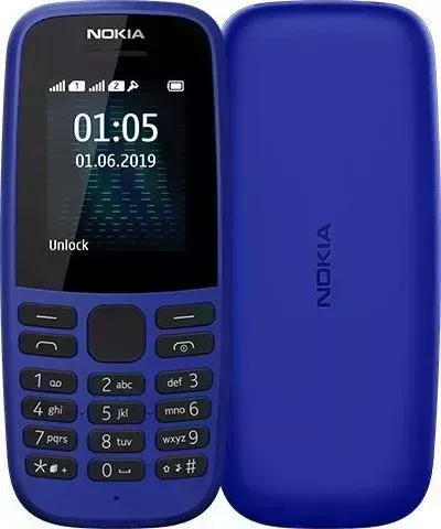 Телефон NOKIA 105 DS Blue (TA-1174)
