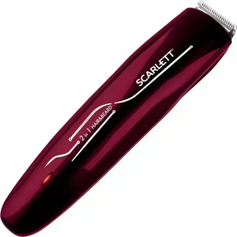 Машинка для стрижки SCARLETT SC-HC63C65 бордовый