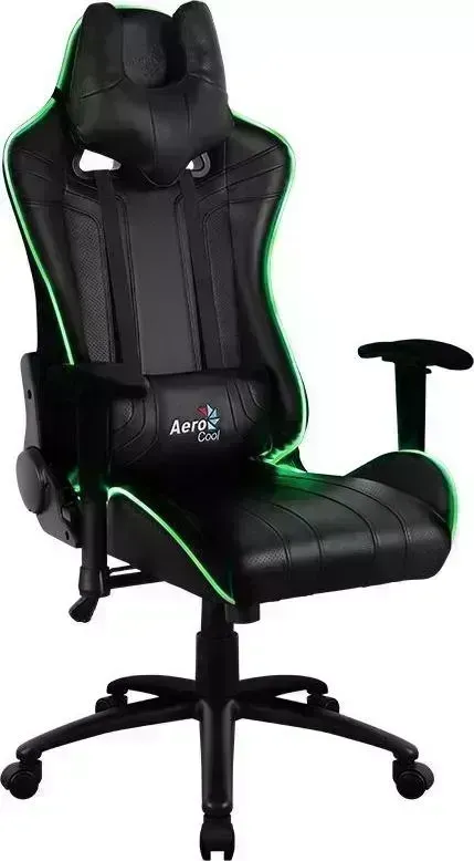 Кресло офисное AEROCOOL AC120 AIR RGB-B black