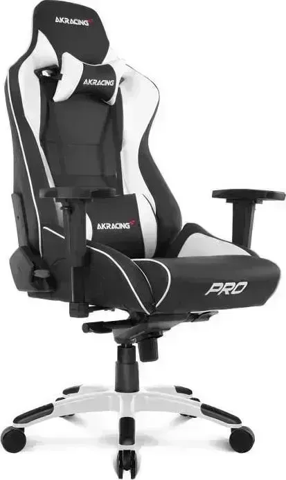 Кресло офисное AKRacing PRO black/white (AK-PRO-WHITE)