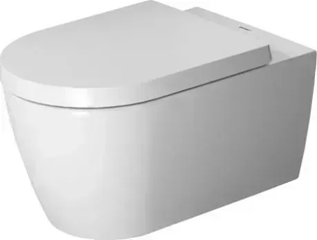 Унитаз подвесной Duravit ME by Starck 370х570мм без смывного обода с крепежем Durafix 2529090000