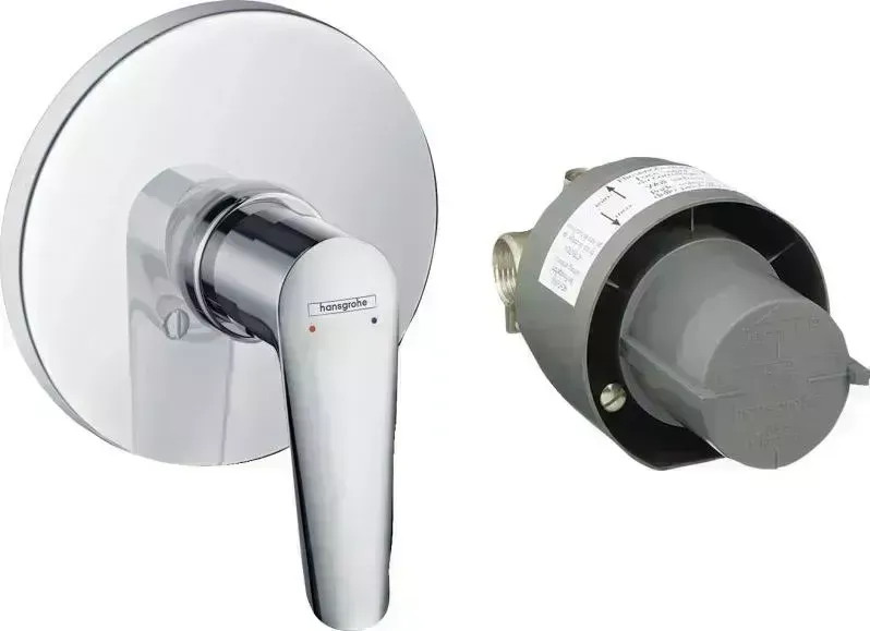 Смеситель для ванны Hansgrohe HansGrohe Logis E 71608000 (внешняя и скрытая часть)