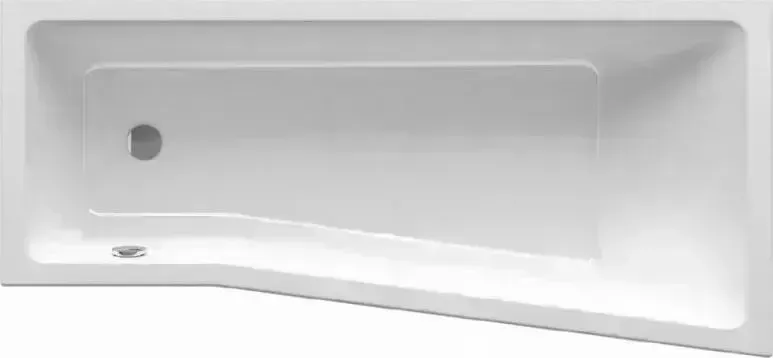 Акриловая ванна RAVAK BE HAPPY II 170х75см L белая (ножки CY94000000 отдельно)