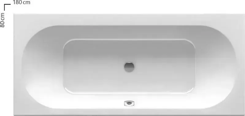 Акриловая ванна RAVAK CITY SLIM 180х80см белая