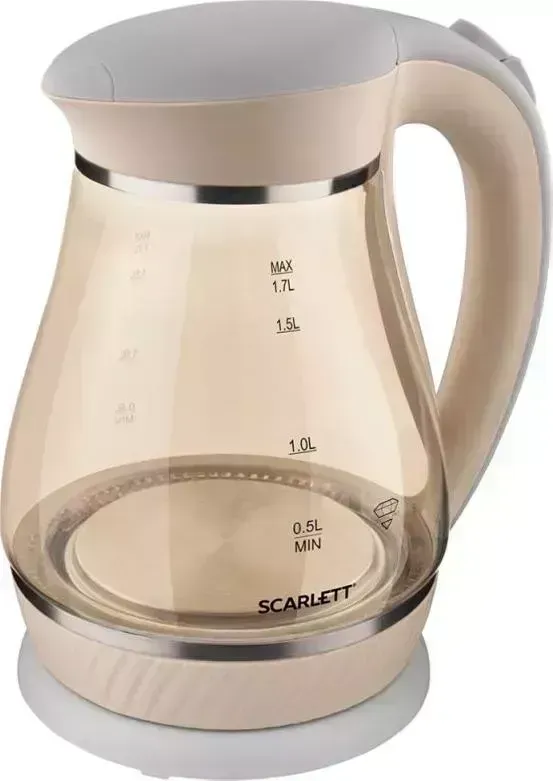 Чайник электрический SCARLETT SC-EK27G83 бежевый