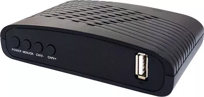 Ресивер цифровой HYUNDAI H-DVB400 черный