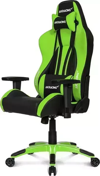 Кресло офисное AKRacing PREMIUM Plus black/green (AK-PPLUS-GN)