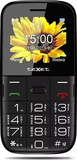 Телефон TeXet teXet TM-B227 черный