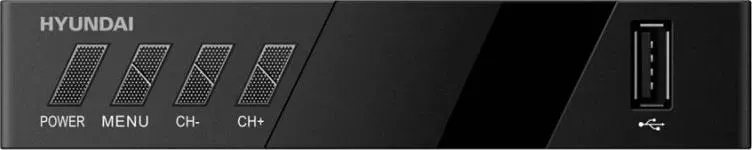 Ресивер цифровой HYUNDAI H-DVB420 черный