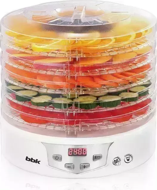 Сушилка для овощей и фруктов BBK BDH305D белый/серебро