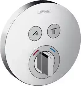 Смеситель для ванны Hansgrohe ShowerSelect S 15748000 (внешняя монтажная часть)