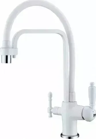 Смеситель для кухни ZorG ZR 342-8 YF WHITE