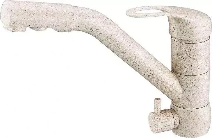 Смеситель для кухни ZorG ZR 400 KF-12 кварц