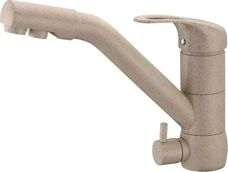 Смеситель для кухни ZorG ZR 400 KF-12 песочный