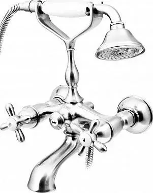 Смеситель для ванны TIMO Ritz 0144Y silver cross