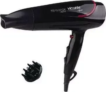 Фен VICONTE VC-3724 черный/розовый