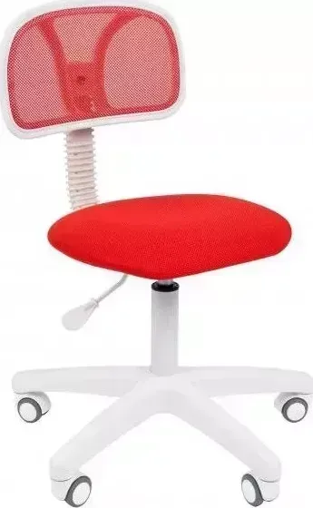 Кресло офисное CHAIRMAN 250 белый пластик TW-19/TW-69 красный