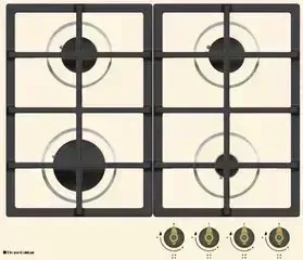 Панель варочная газовая ELECTRONICSDELUXE TG4 750231F-023 ЧР