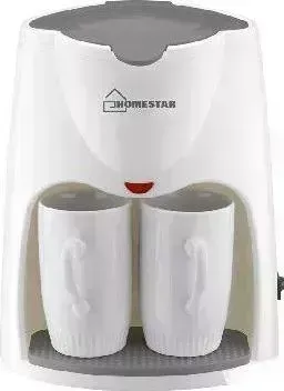Кофеварка  Homestar HS-2020 бело-серая